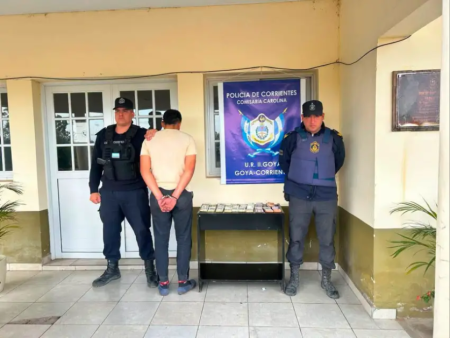 Corrientes: peón rural le robó más de 15 M de pesos a su patrón pero fue detenido por la Policía